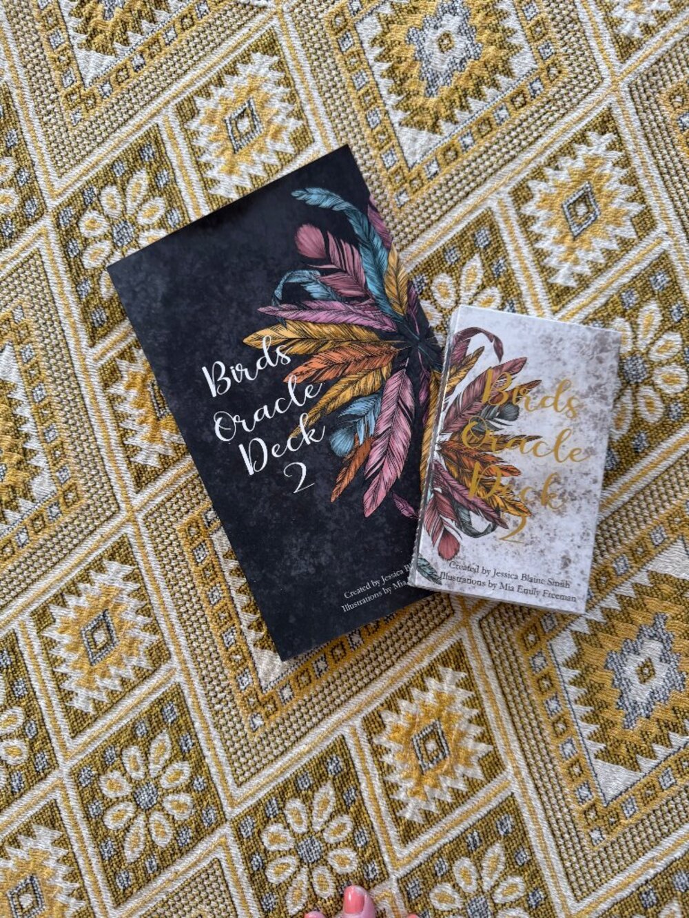 Birds Oracle Deck 1 & 2 - Golden Blue - Out of Print, Rare, Hard to Find - Picture 4 of 7